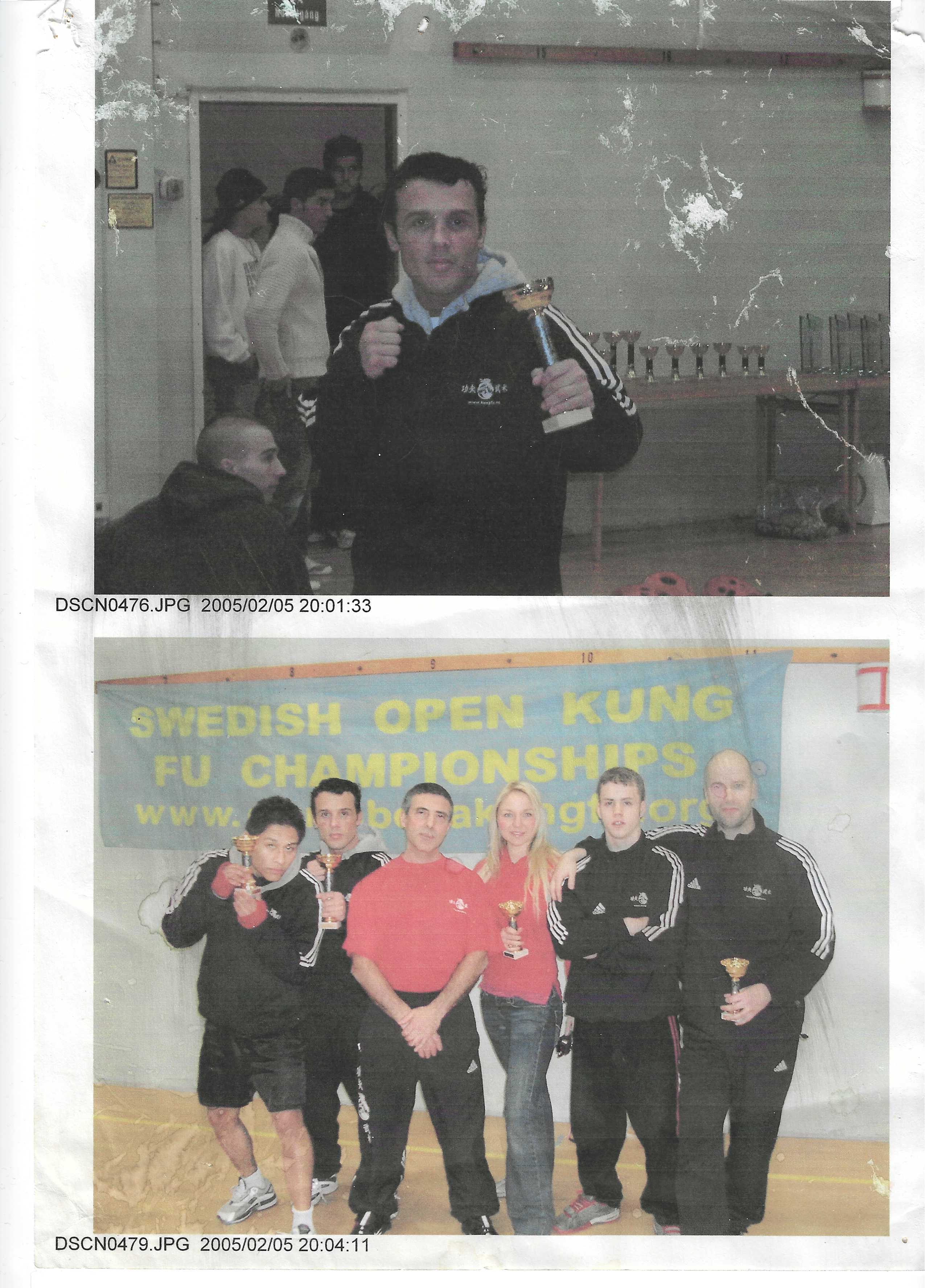 Historisk bild från Westeras Tai-Nui Club i Västerås - kampsportsträning och tävlingar sedan 1976